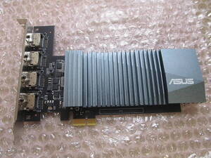 動作保証 HDMI４画面同時出力 ASUS NVIDIA GeForce GT 710 搭載 ファンレスモデル 2G GT710-4H-SL-2GD5