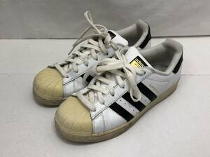 adidas アディダス オリジナル スニーカー SUPERSTAR レディース 24cm ホワイトxブラック C77124 スーパースター 24091701