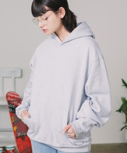 「LOS ANGELES APPAREL」 プルオーバーパーカー X-SMALL アッシュグレー メンズ