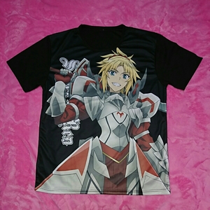 新品☆Fate GrandOrder モードレッド Tシャツ 赤のセイバー