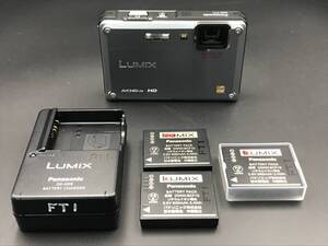 【通電確認済み】Panasonic パナソニック LUMIX ルミックス DMC-FT1 MEGA O.I.S. 28mm WIDE デジタルカメラ デジカメ 光学機器 家電製品 