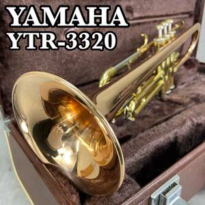 YAMAHA　ヤマハ　B♭トランペット trumpet 管楽器　YTR-3320　赤ベル　レッドブラス　マウスピース　ハードケース