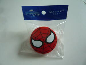 UNIVERSAL STUDIOS JAPAN がオープンした時に購入したスパイダーマンのマグネットクリップ　新品、未開封品　SPIDERMAN　MAGNET CLIP