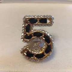 【シャネル】Chanel　B23 ココマーク×NO.5 ラインストーン ピアス