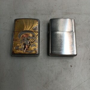 D ZIPPO ジッポ オイルライター 2個セット　着火未確認