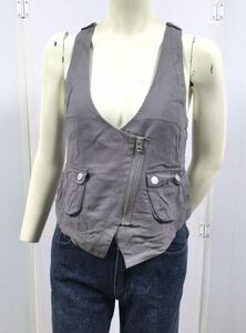 良品「ARMANI EXCHANGE」ジップフライ デザインジレ Gray SIZE:XS