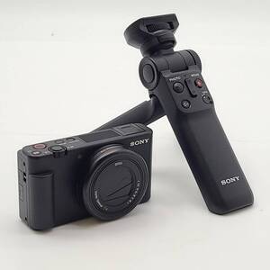 【全額返金保証】【最速発送】Sony コンパクトデジタルカメラ ZV-1 SHOOTING GRIP KIT ZV-1G [ブラック] 動作確認済