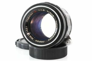 Topcor-s 東京工学 50mm F/1.8 Leica Lマウントレンズ 単焦点 オールドレンズ 現状品