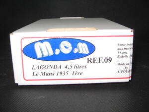 MCM 1/43メタルキット LAGONDA 4.5litter LeMans 1935 1ere ラゴンダ　ルマン　Winner　