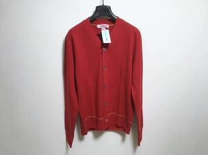 COMME des GARCONS SHIRT ニット カーディガン S RED コムデギャルソンシャツ 長袖 ニット L/S シャツ カットソー 赤 レッド