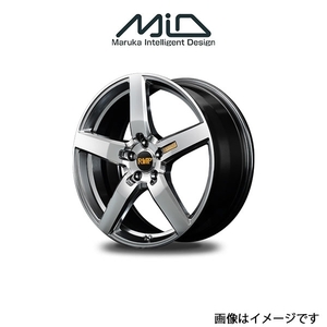 MID RMP 050F アルミホイール 1本 WRX STI VAB(18×8J 5-114.3 INSET42 ハイパーメタルコート/ミラーカット)