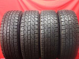 中古タイヤ 265/70R18 124/121R 4本セット ヨコハマ ジオランダー A/T G015 YOKOHAMA GEOLANDAR A/T G015 9分山 パトロール アルマーダ