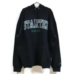 新品 STARTER BLACK LABEL ビッグパーカー ブラック M