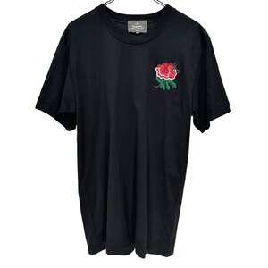 Vivienne Westwood MAN 【men4420I】 薔薇オーブ刺繍クルーネックTシャツ カットソー Rose Tee 半袖 ヴィヴィアンウエストウッド AR