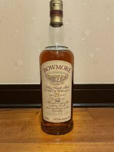 ボウモア 25年 1969 カモメラベル 750ml 43％ BOWMORE