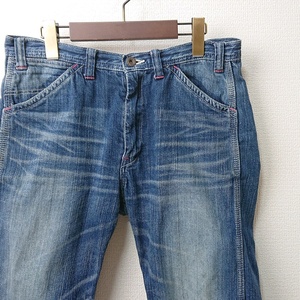 THE FLAT HEAD フラットヘッド ペインターパンツ ショートパンツ 短パン 色落ち良好 size31 日本製