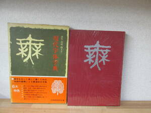 　現代字体字典　書写・書道　四千字　日本書道教育研究所　講談社