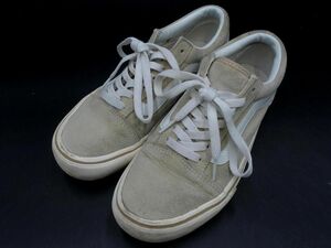 VANS バンズ 598708-0001 オールドスクール プラット 厚底 ローカット スニーカー size24cm/ベージュ ■■ ☆ eed1 レディース