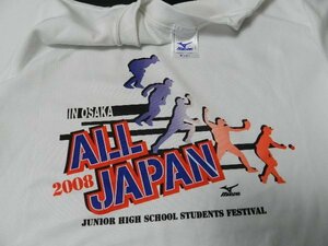 記念T！■mizuno/ミズノ製！【ALL JAPAN2008！全国中学校体育大会！】ウエア・Tシャツ！/Mサイズ