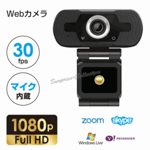 webカメラ マイク内蔵 高画質 ヘッドセット ウェブカメラ テレビ会議 チャットツール 1080P Skype Zoom LINE
