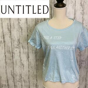 UNTITLED★アンタイトル★レディース 半袖 Tシャツ カットソー★サイズ4　18-D　