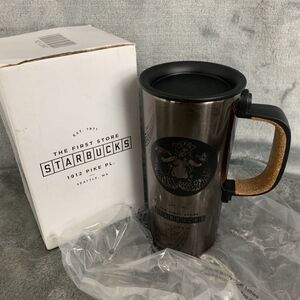 新品未使用 アメリカ　陶器製 タンブラー 12oz 354ml STARBUCKS シアトル スターバックス ファーストストア 1号店 個人宛は支店どめ