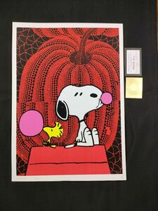 世界限定100枚 DEATH NYC B29 アートポスター SNOOPY スヌーピー PEANUTS ウッドストック 草間彌生 かぼちゃ ポップカルチャー