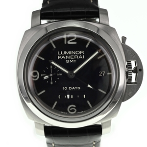 パネライ PANERAI PAM00270 ルミノール1950 10デイズ GMT デイト パワーリザーブ 自動巻き メンズ H#136668