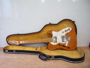 ☆【3T0624-3】 Fender フェンダー エレキギター THINLINE ハードケース TELECASTER テレキャスター Mシリアル MADE IN JAPAN ジャンク