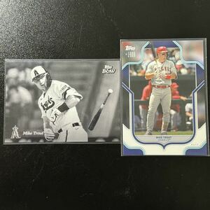 【セット】2023 Topps x J-Rod Julio Rodriguez Show Out Collection Black White Mike Trout マイク・トラウト los Angeles Angels