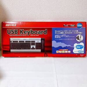 バッファロー スカイプ付きキーボード BKBU-SKJ109/SV 【新品未使用品】Skype USB接続