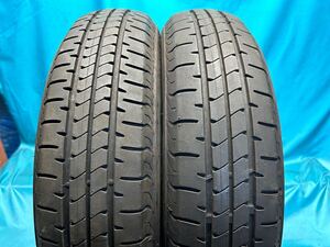 2024.2023年製145/65R15バリ山！中古タイヤ2本セット　BRIDGESTONE ブリヂストン NEWNO ニューノ