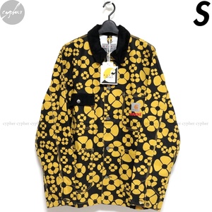 S 新品 23SS Marni Carhartt WIP OG Chore Coat Sunflower マルニ カーハート チョア コート ジャケット カバーオール キャンバス ダック