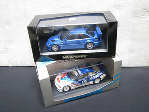 ト. ミニチャンプス　1/43　BMW M3 GTR (E46) Street 2001　BMW M3 GTR IMSA 1996　デッドストック品　