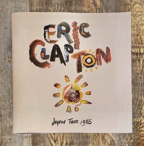 【No.678】ツアーパンフ ERIC CLAPTON/JAPAN TOUR 1985 エリック クラプトン/ジャパン ツアー 1985 当時物 美品 パンフレット 現状品