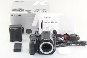 A+ (美品) PENTAX ペンタックス K-S2 ブラック ボディ ショット数1321回 初期不良返品無料 領収書発行可能