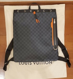 激レアLOUIS VUITTON ルイヴィトン　ディスカバリージム・バックパック　リュックサック　ジムバック　ダミエコバルト