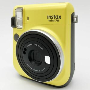 ■極上品■ FUJIFILM 富士フイルム インスタントカメラ チェキ instax mini 70 イエロー