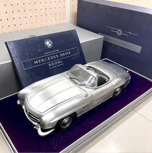 【希少！1000台限定】メルセデスベンツ 300SL フランクリンミント 1/12 ミニカー ディスプレイ 約38cm タグ・箱・証明書 【ジャンク扱】