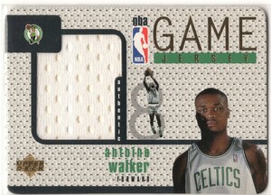 伝説の１枚 Antoine Walker ＜ 97-98 Upper Deck Game Jerseys 1:2500 ＞ 記念すべき初ジャージ