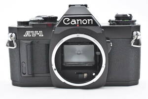 【訳あり】Canon キャノン AV-1 ブラック 一眼フィルムカメラ ボディ(t6983)