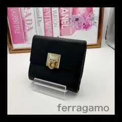 【匿名配送】ferragamo✨フェラガモ✨ガンチーニ✨ガマ口財布