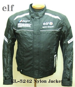 ☆【elf/エルフ】防水ナイロンジャケット■EL-5242■BK■Msize 