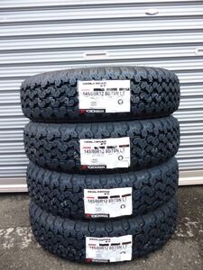 H☆全国送料込☆新品ヨコハマジオランダーKT☆145/80R12 80/78☆４本セット☆ハイゼットエブリィキャリィサンバーNバンアトレー