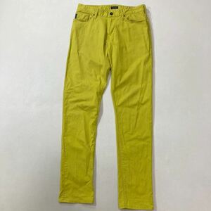 243 ARMANI JEANS アルマーニ ストレッチ スリム デニムパンツ J06 Slim W28L30 レディース イエロー 春夏 40523AD