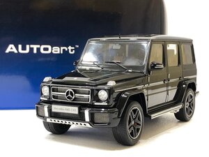 △【28】箱イタミ AUTOart オートアート 1/18 76322 Mercedes-AMG G63 ブラック メルセデス ベンツ 同梱不可 1円スタート