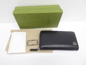 GUCCI グッチ GGマーモント ジップアラウンド 428736 長財布 △WP2346