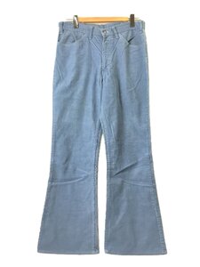 Levi’s◆646/80s/ブーツカットパンツ/W34/L30/コーデュロイ/BLU//