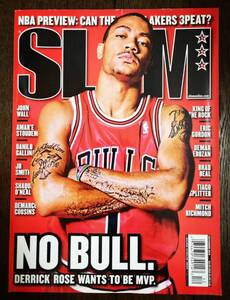 2010 Dec SLAM MAGAZINE #143 DERRICK ROSE / スラム 雑誌 デレック ローズ Jordan, Nike, Adidas NBA Basketball