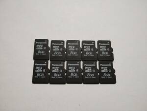 10枚セット　8GB　Panasonic　microSDHCカード　フォーマット済み　microSDカード　メモリーカード